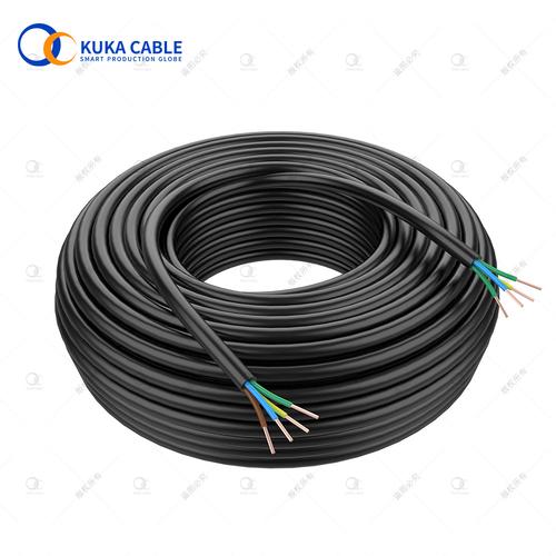 pvc电缆双芯护套线h05vv-f2*0.75 rvv2*0.5 2芯扁线电线dc电源线